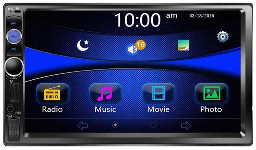 картинка Автомагнитола Windows c 7-дюймовым HD с цифровым сенсорным экраном от магазина CarAutoStudio.ru