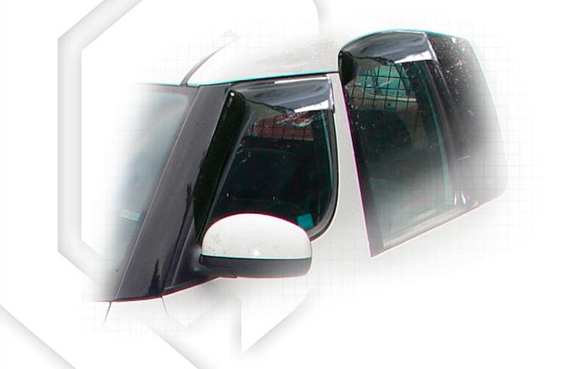 картинка Дефлекторы окон для Skoda Roomster  (2006 - 2015)  (Накладные) от магазина CarAutoStudio.ru