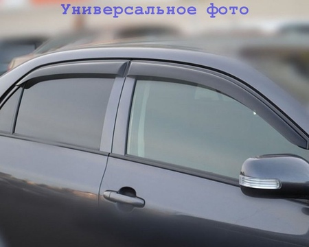картинка Дефлекторы окон для Renault Megane III (2009 - 2016) Универсал (Накладные) Премиум от магазина CarAutoStudio.ru