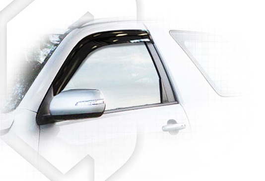картинка Дефлекторы окон для Suzuki Grand Vitara III (2005 - 2015) 3 двери (Накладные) от магазина CarAutoStudio.ru