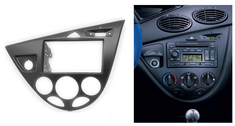 картинка Переходная рамка Ford Focus 1 (1998-2004) цвет - черный от магазина CarAutoStudio.ru