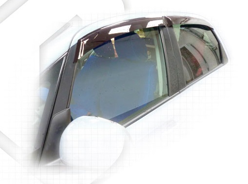 картинка Дефлекторы окон для Suzuki SX4 I (Classic) (2006 - 2014) Хэтчбек (Накладные) Премиум от магазина CarAutoStudio.ru