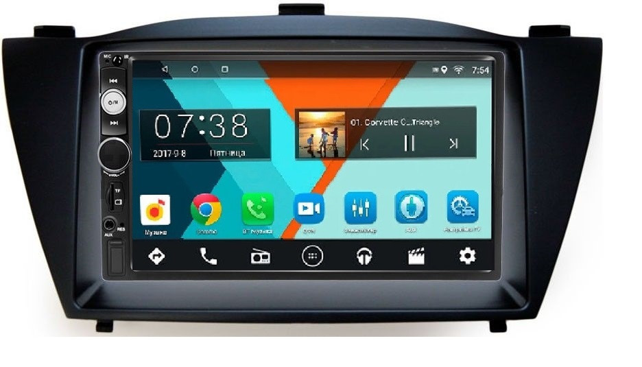 картинка Штатная магнитола для Hyundai Tucson II (2009 - 2015) IPS 7 дюймов Android 9 (4 ядра, ОЗУ 1GB, RAM 16GB) - комплект. от магазина CarAutoStudio.ru