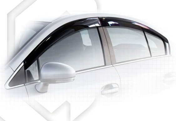 картинка Дефлекторы окон для Toyota Avensis III (2008 +) Седан (Накладные) Германия от магазина CarAutoStudio.ru