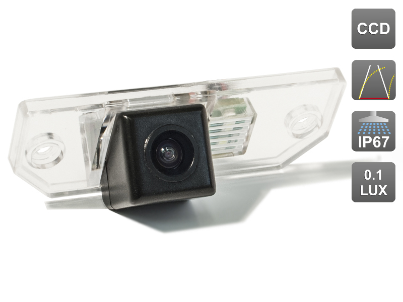 картинка Камера заднего вида для Ford Focus 2 (2004 - 2011) с динамической разметкой от магазина CarAutoStudio.ru