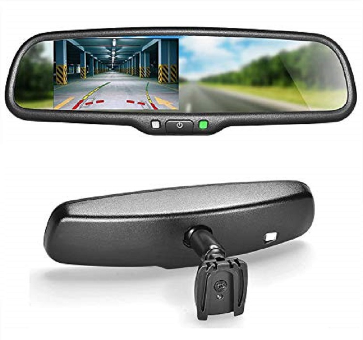картинка Зеркало заднего вида со встроенным HD монитором 4.3" в штатное место от магазина CarAutoStudio.ru