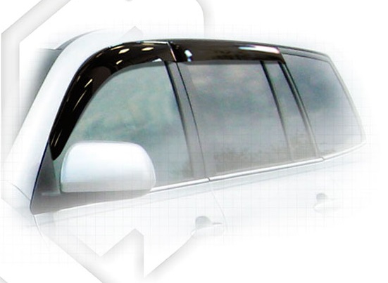картинка Дефлекторы окон для Toyota Highlander II (2007 - 2013) (Накладные) Германия от магазина CarAutoStudio.ru